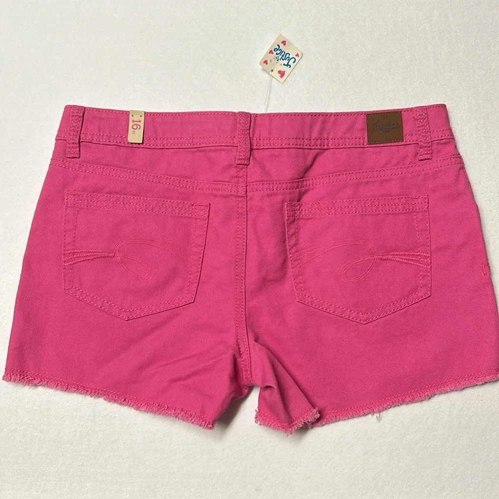 NWT Justice Jean shorts size 16.5
